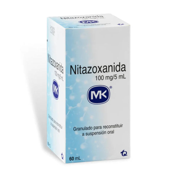 Nitazoxanida 100/5 Ml (Mk) Frasco X 60 Ml (Nitazoxanida)