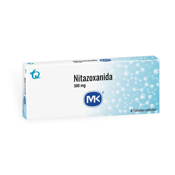 Nitazoxanida 500 Mg (Mk) Caja X 6 Tab (Nitazoxanida)