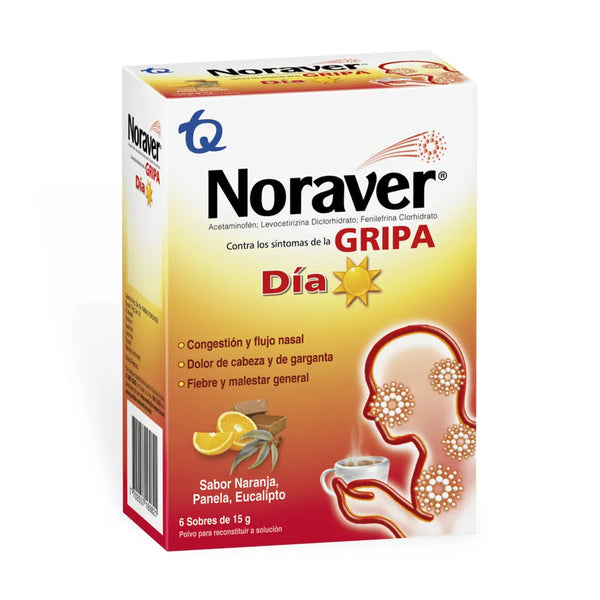 Noraver Gripa Dia Caja X 6 Sob