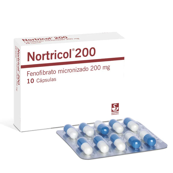 Nortricol 200 Mg Caja X 10 Tab (Fenofibrato )