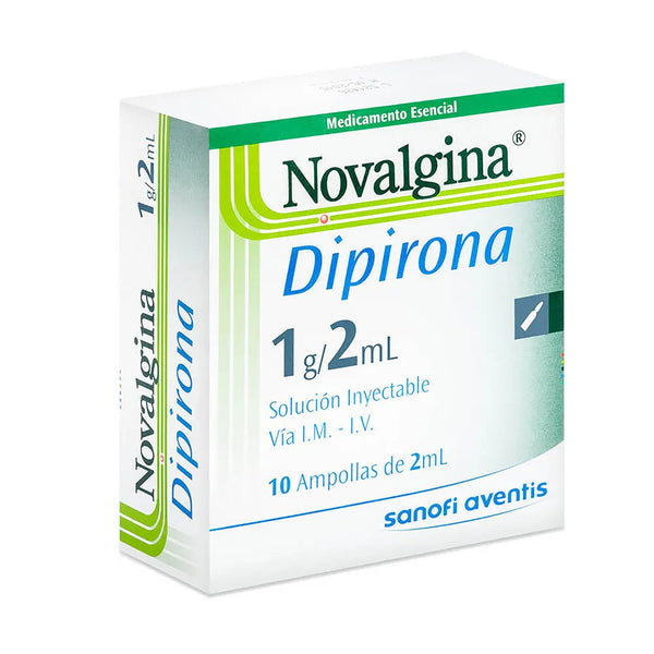Novalgina 2 Ml Caja X 10 Amp (Dipirona)