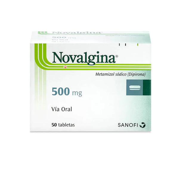 Novalgina 500 Mg Caja X 50 Tab (Dipirona)