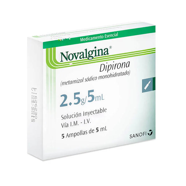 Novalgina 5 Ml Caja X 5 Amp (Dipirona)