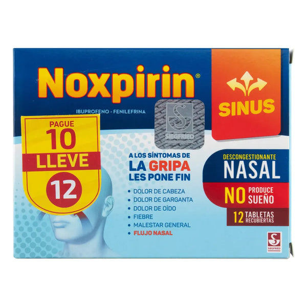 Noxpirin Sinus 12 Tabletas Pag 10 Lle 12