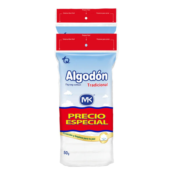 Oferta Algodon Tradic Mk 100+50 Paquete X 1 Und