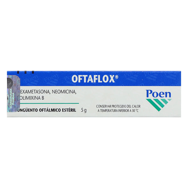 Oftaflox Ung Tubo X 5 Grs (Dexametasona - Neomicina - Polimixina)