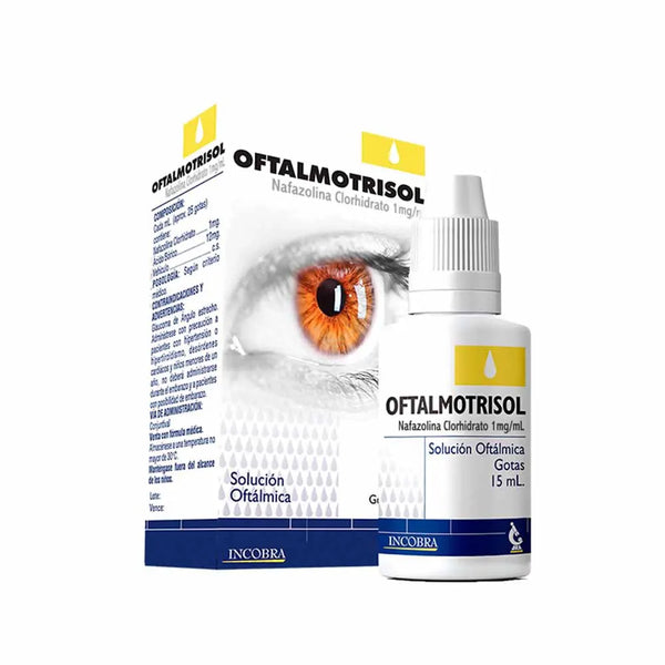 Oftalmotrisol Gotas Frasco X 15 Ml (Acido Borico - Naphazolina)