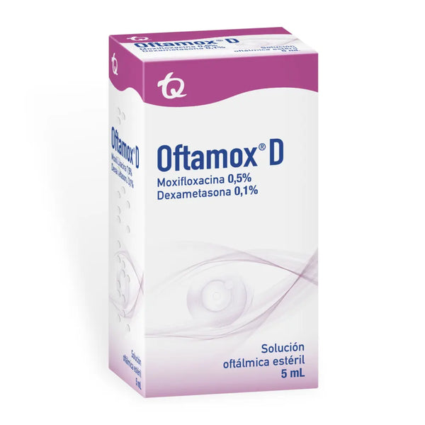 Oftamox D Frasco X 5 Ml (Dexametasona - Moxifloxacino)