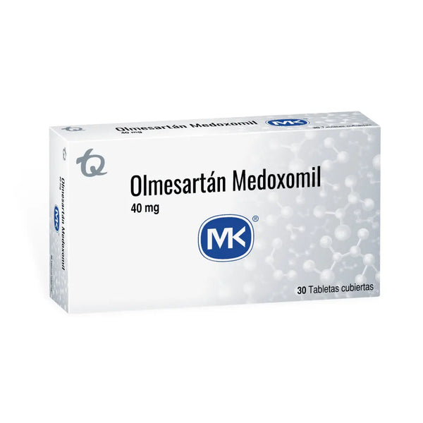 Olmesartan 40 Mg (Mk) Caja X 30 Tab (Olmesartan Medoxomil )