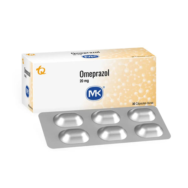 Omeprazol 20 Mg (Mk) Caja X 30 Cap (Omeprazol)