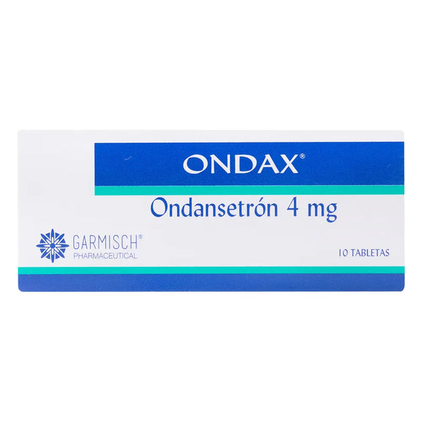 Ondax 4 Mg 10 Tabletas