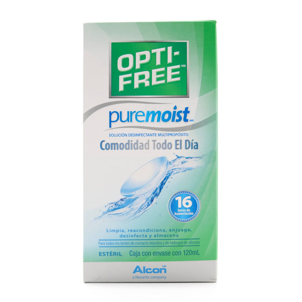 Optifree Pure Moist 120 Ml (Soluciones Para Lent)
