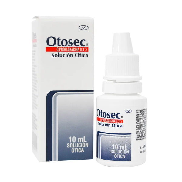 Otosec Frasco X 10 Ml (Ciprofloxacino)