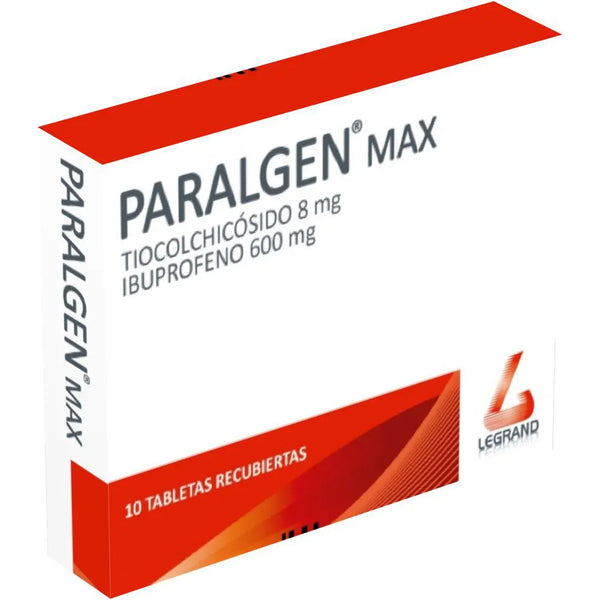 Paralgen Max Caja X 10.00 Tab (Tiocolchicosido - Ibuprofeno)