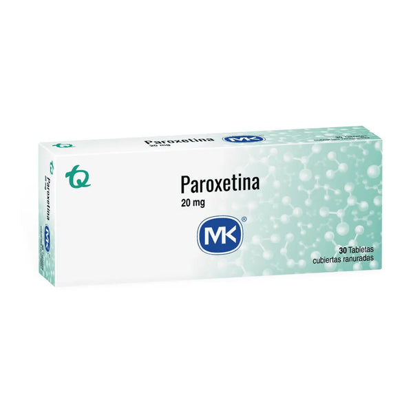 Paroxetina 20 Mg (Mk) Caja X 30 Tab (Paroxetina)