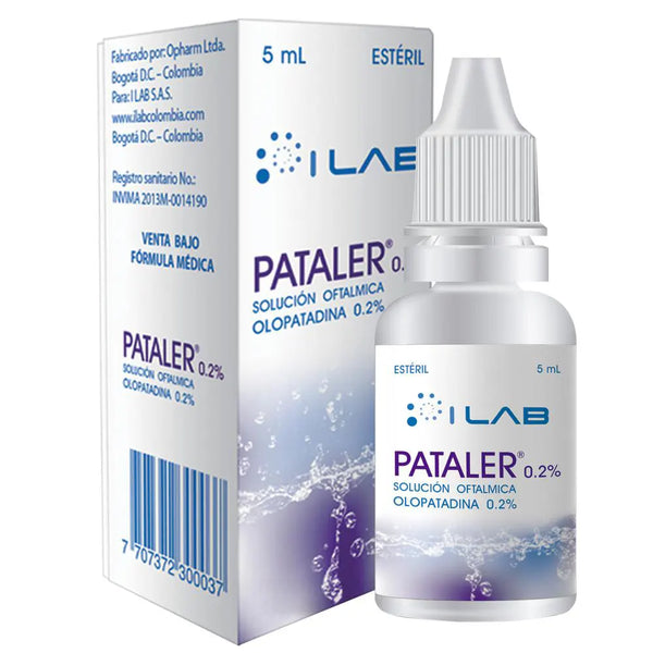 Pataler 0.2% Frasco X 5.00 Ml (Olopatadina)