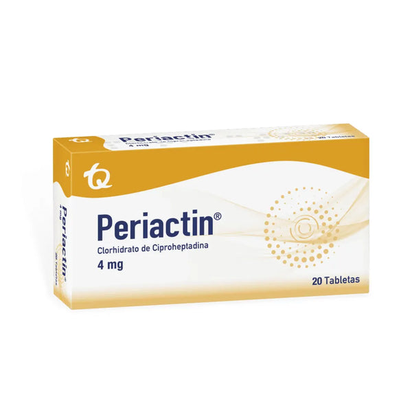 Periactin 4 Mg Caja X 20.00 Tab (Ciprohetadina)