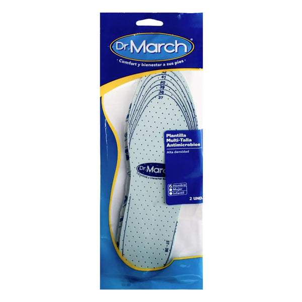 Plantilla Multitalla Antimicrobios Dr March-Hombre Bolsa X 2 Und