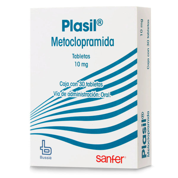 Plasil 10 Mg Caja X 30 Tab (Metoclopramida)