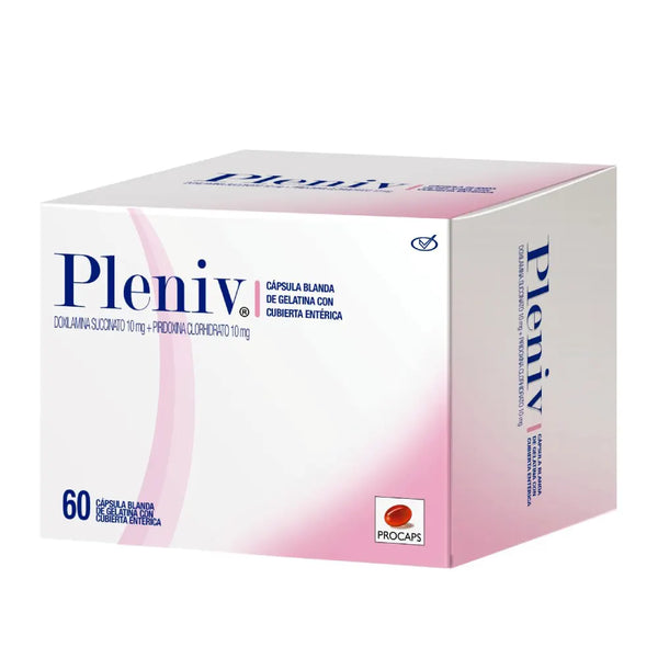 Pleniv 10/10 Mg Caja X 60 Capsula Blanda (Doxilamina - Piridoxina)
