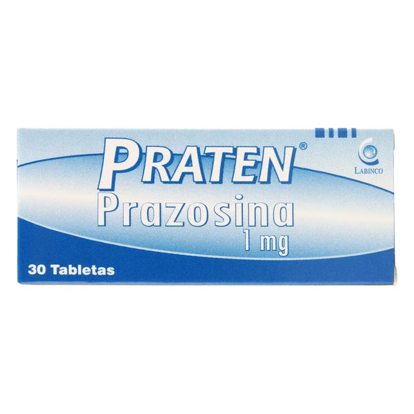 Praten 1 Mg 30 Tabletas (Prazosina)