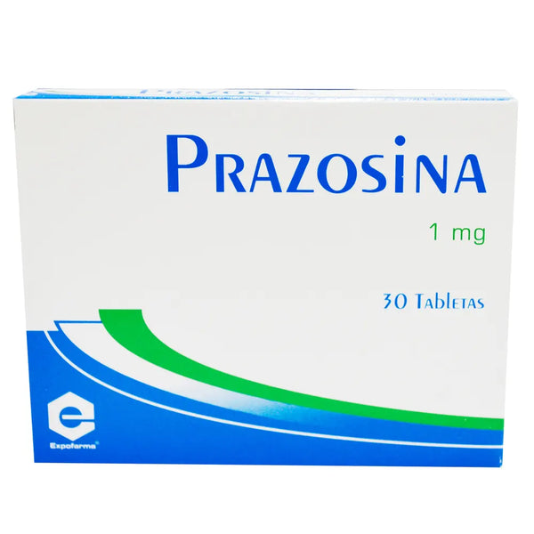 Prazosina 1 Mg (Expofarma) Caja X 30.00 Tab (Prazosina)