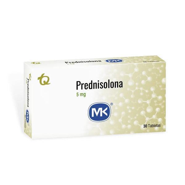 Prednisolona 5 Mg (Mk) Caja X 30 Tab (Prednisolona)