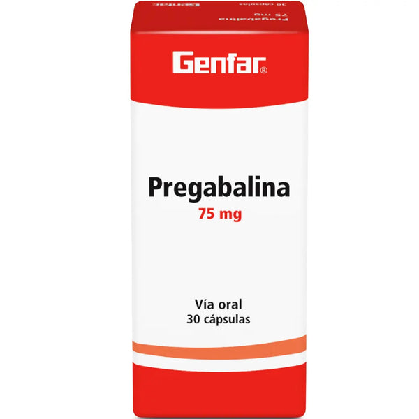 Pregabalina 75 Mg (Genfar) Caja X 30 Cap (Pregabalina )