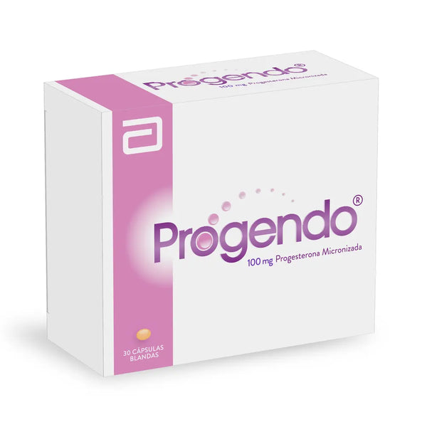 Progendo 100 Mg Caja X 30.00 Tab (Progesterona Semisolido)