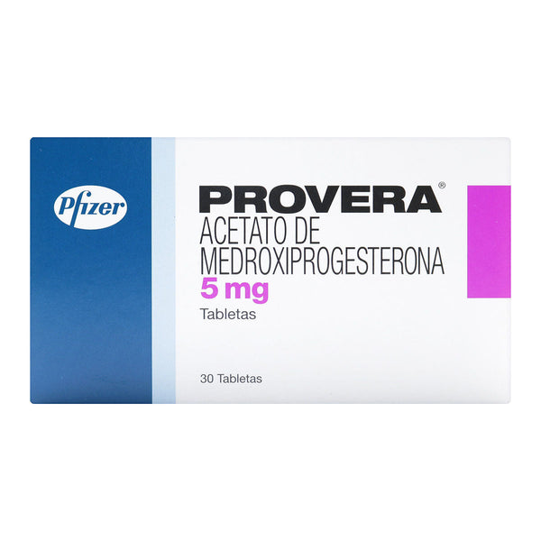 Provera 5 Mg 30 Tbs(P)11082(Sc)(Sf) (Medroxiprogesterona)