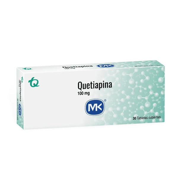 Quetiapina 100 Mg (Mk) Caja X 30 Tab (Quetiapina)