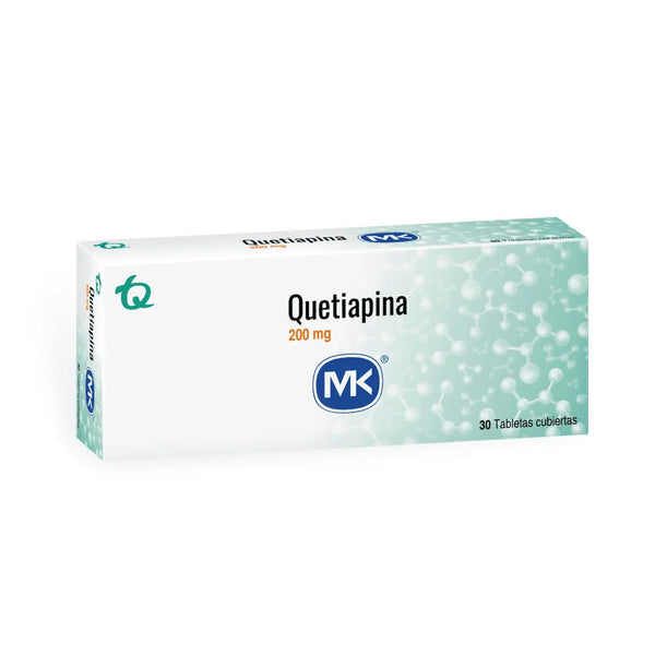 Quetiapina 200 Mg (Mk) Caja X 30 Tab (Quetiapina)