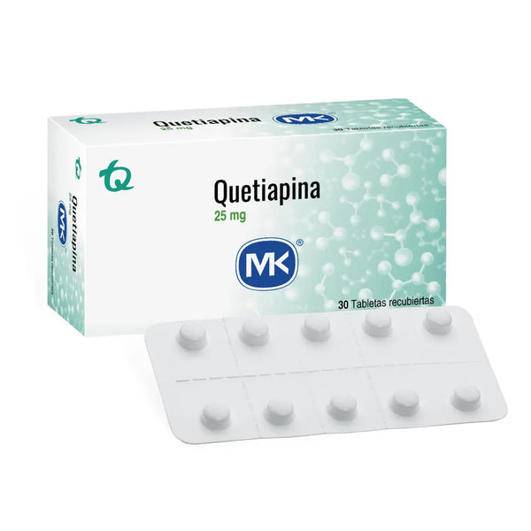Quetiapina 25 Mg (Mk) Caja X 30 Tab (Quetiapina)