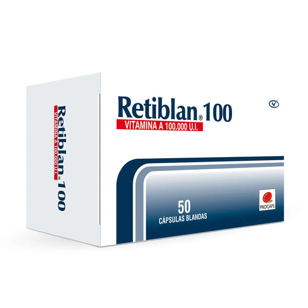 Retiblan 100 Caja X 50 Cap (Retinol)