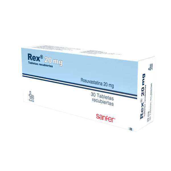 Rex 20 Mg (Rosuvastatina) Caja X 30 Tab (Rosuvastatina)