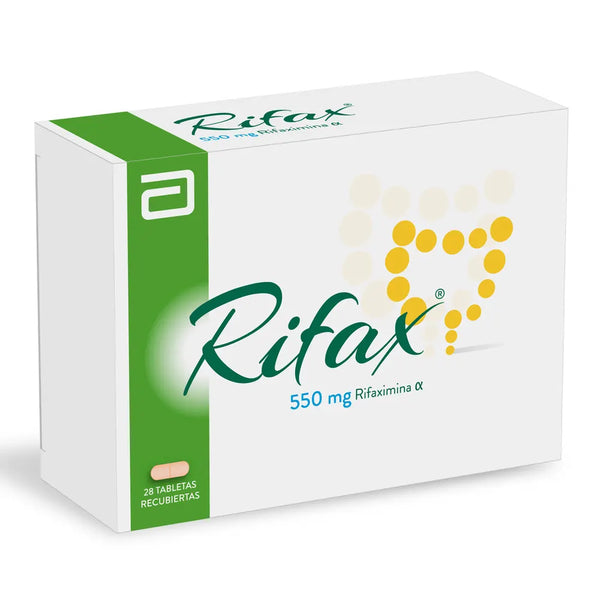 Rifax 550 Mg Caja X 28 Tab (Rifaximina)