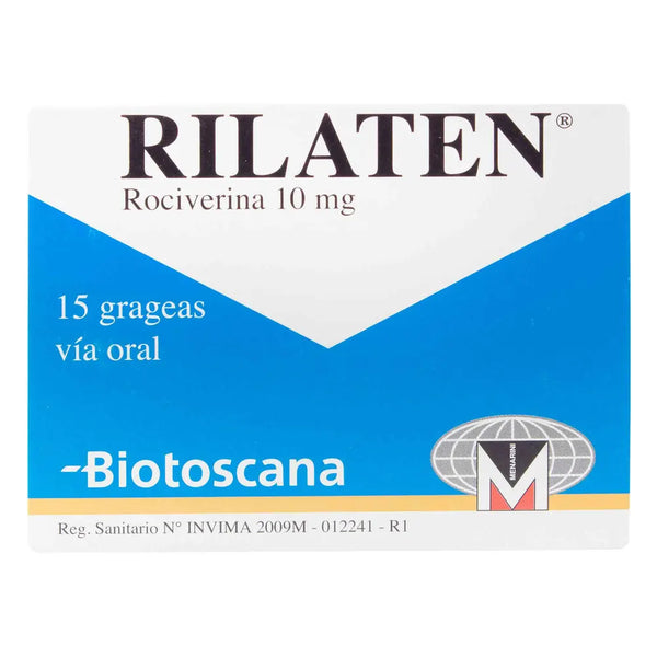 Rilaten 10 Mg 15 Grageas (Rociverina)