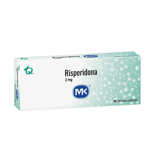 Risperidona 2Mg (Mk) Caja X 20 Tab (Risperidona)
