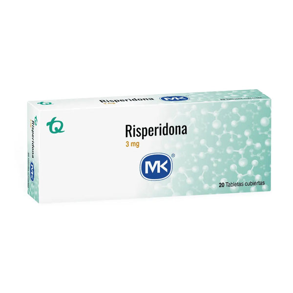 Risperidona 3 Mg (Mk) Caja X 20 Tab (Risperidona)