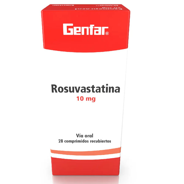 Rosuvastatina 10 Mg (Genfar) Caja X 28 Tab (Rosuvastatina)