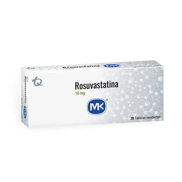 Rosuvastatina 10 Mg (Mk) Tableta X 28 Tab (Rosuvastatina)