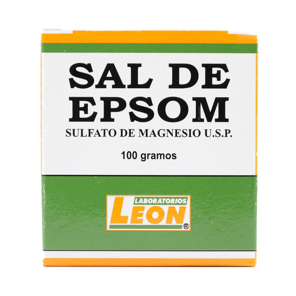 Sal De Epsom Caja 100 Gm Leon (Sultado de Magnesio)