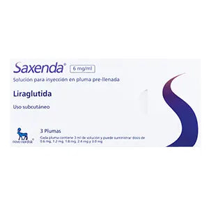 Saxenda 6 Mg Caja X 3 Und (Liraglutide Iny)