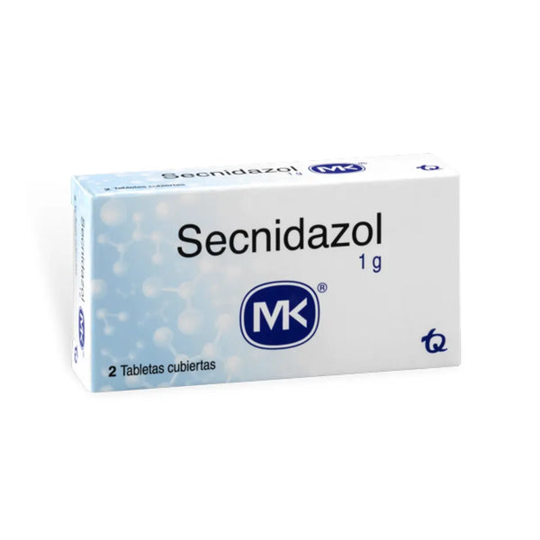 Secnidazol 1 Gr (Mk) Caja X 2 Tab (Secnidazol)