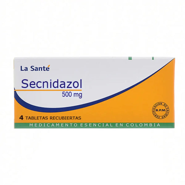 Secnidazol 500 Mg (La Sante) Caja X 4 Tab (Secnidazol)