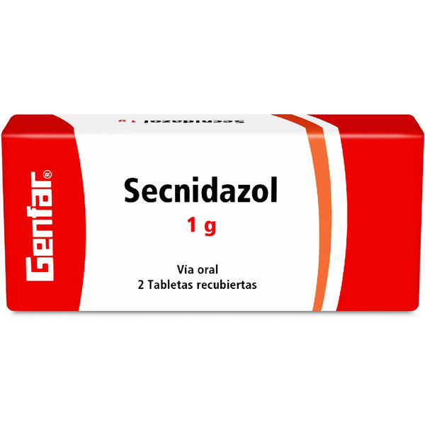 Secnidazol Genfar 1 G Caja X 2 Tab (Secnidazol)