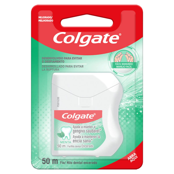 Seda Dental Hilo Dental Colgate Menta X 50 Mts Caja X 50 Mt