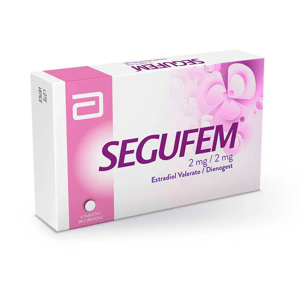 Segufem 2/2 Mg Caja X 28 Tab (Dienogest Estrogeno - Estradiol)