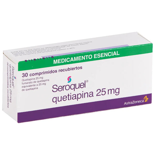 Seroquel 25 Mg Caja X 30 Comp (Quetiapina)