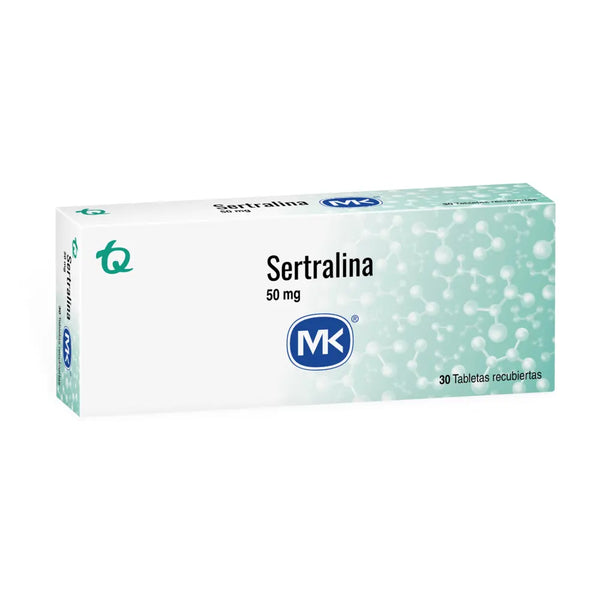Sertralina 50 Mg (Mk) Caja X 30 Tab (Sertralina)